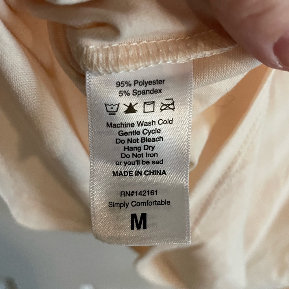 Lularoe Randy size Medium. Cream & Grey - Picture 2 of 4